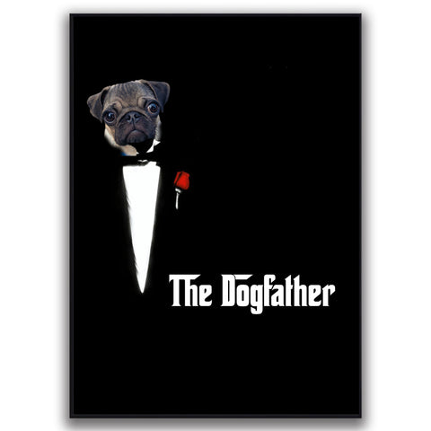 The Dogfather Custom Pet Pawtrait