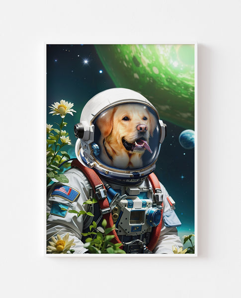The Astronaut Custom Pet Pawtrait