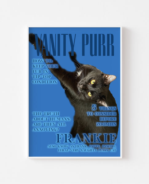 The Vanity Purr Custom Pet Pawtrait