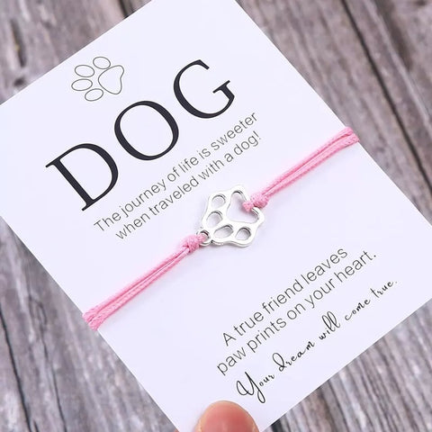 Dog Friendship Bracelet | Dog Bracelet | MY PAW PRINT